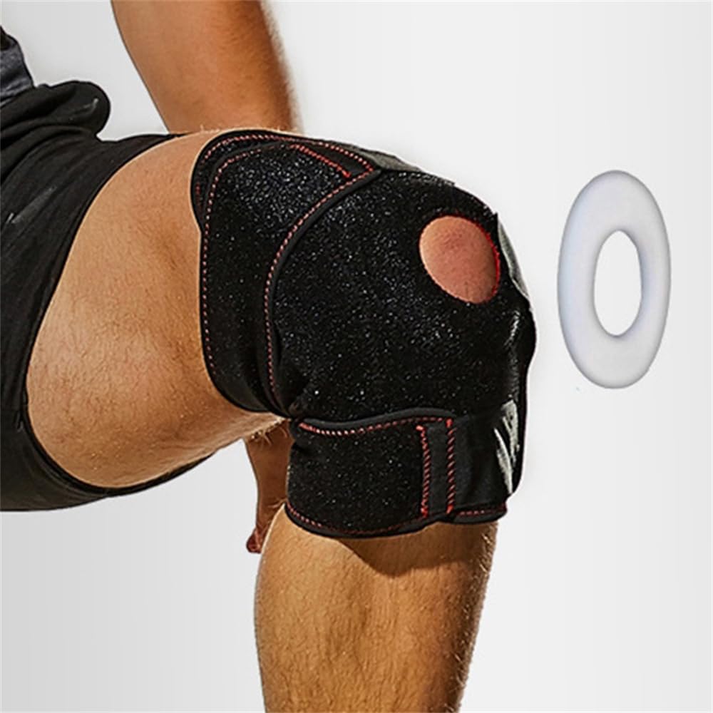 Hinged Knee Brace for Men and Women, Adjustable Knee Support Wrap with Removable Metal Hinges & Built-in Side Stabilizers for ACL PCL MCL Ligament Injuries, Meniscus Tear, Arthritis