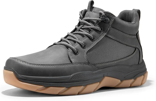 Men's Hiking Boots Lightweight Fashion Casual Chukka Ankle Boots Elevation 11 Grey