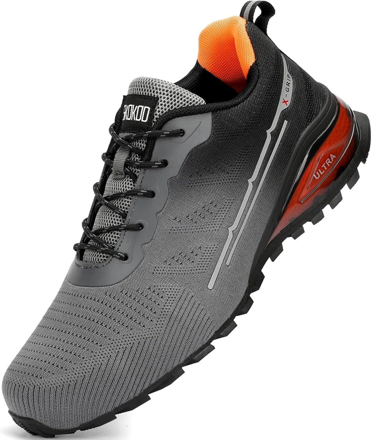 Steel Toe Shoes for Men Composite Work Shoes Comfortable Puncture Proof Lightweight Indestructible Sneakers 13 Grey