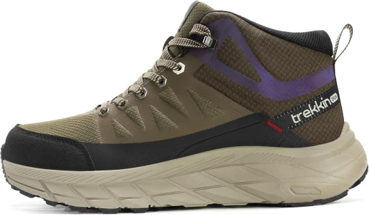 Men's Waterproof Slip Resistant Hiking Boots Outdoor Trail Trekking Camping Casual Walking Hunting Shoes Mountain Travel Mid Ankle Lace up 10 Brown-lightweight