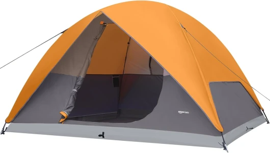 Camping Tent, 3-Season Dome Design with Rainfly 6 Person