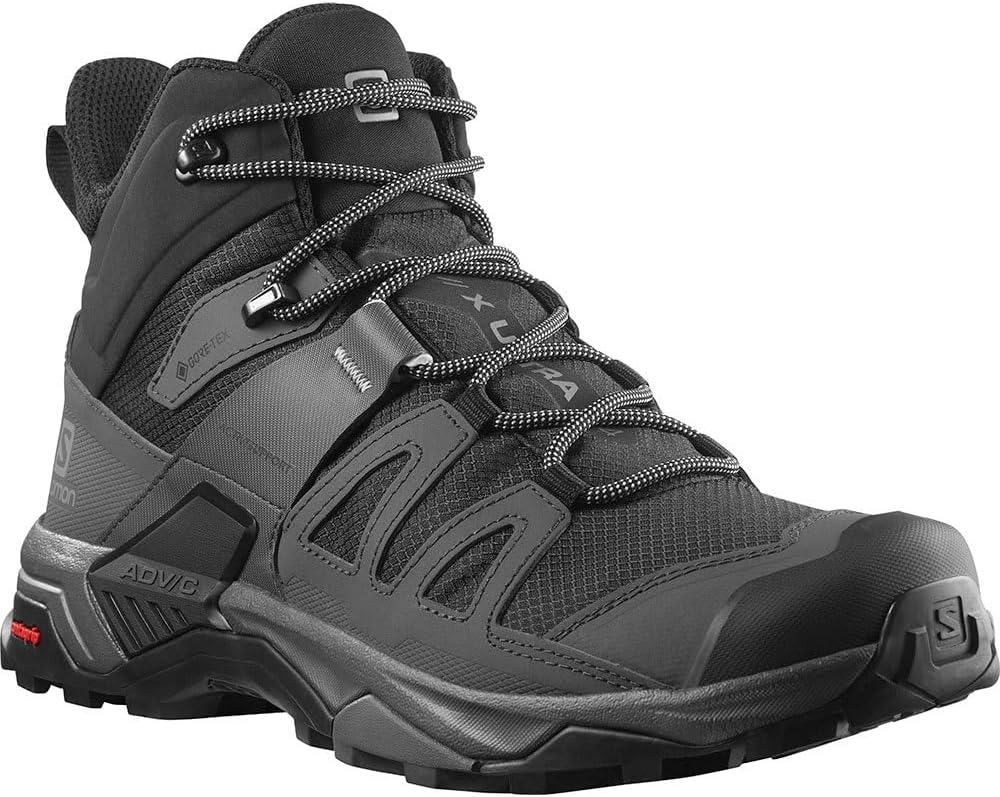 X Ultra 4 Mid Gore-tex Hiking Boots for Men 11 Black/Magnet/Pearl Blue
