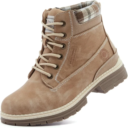 Work Hiking Boots for Women Waterproof - Womens Outdoor Ankle Boots Lightweight Snow Winter Boots for Trekking Walking 9 Lightbrown