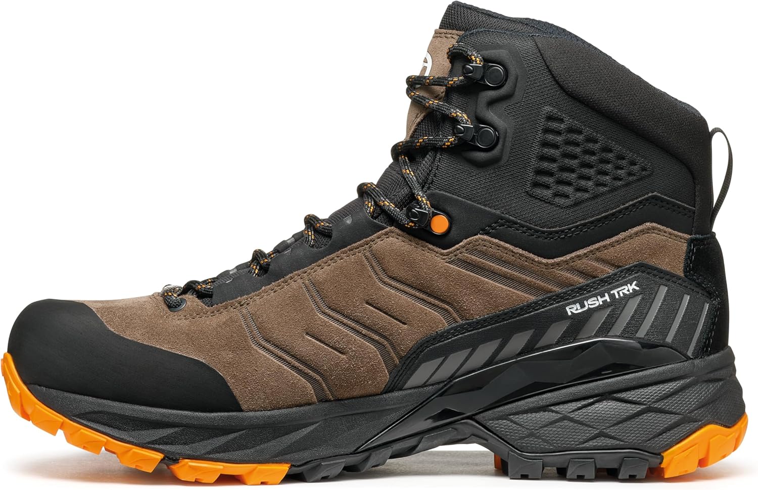 Men's Rush TRK GTX Waterproof Gore-Tex Lightweight Hiking Boots 10.5 Brown/Orange