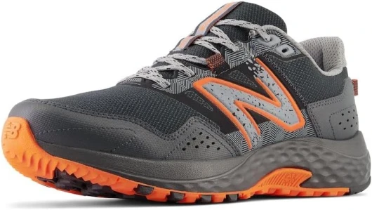 Men's 410 V8 Trail Running Shoe 12 Black/Cayenne/Shadow Grey