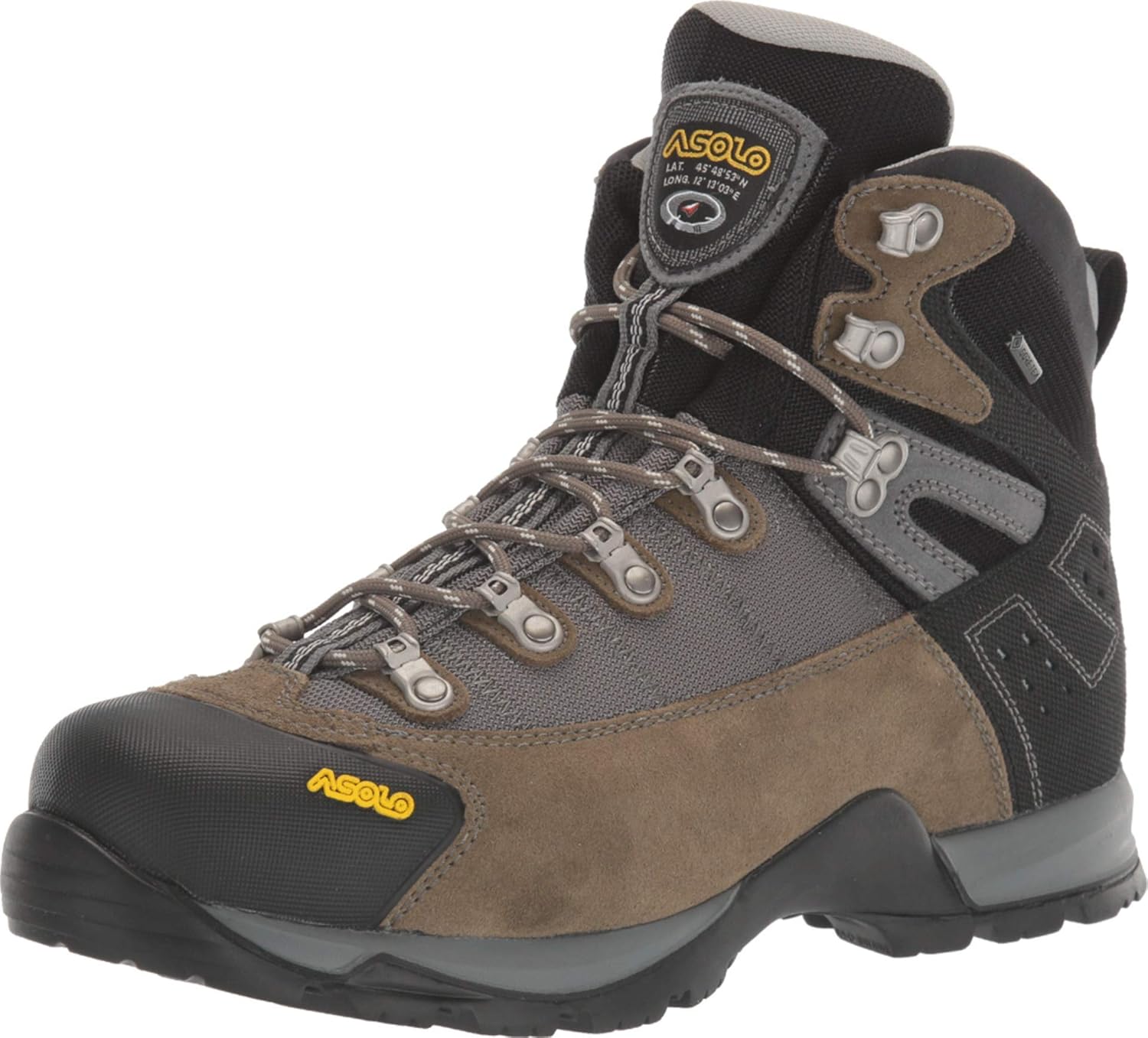 ASOLO Men's Fugitive GTX Light Hiking and Trekking Boots (Truffle/Stone, 10)