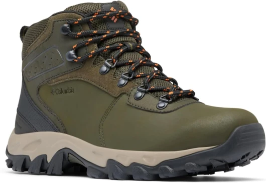 Men's Newton Ridge Plus II Suede Waterproof Hiking Boot 12 Deep Olive/Desert Sun