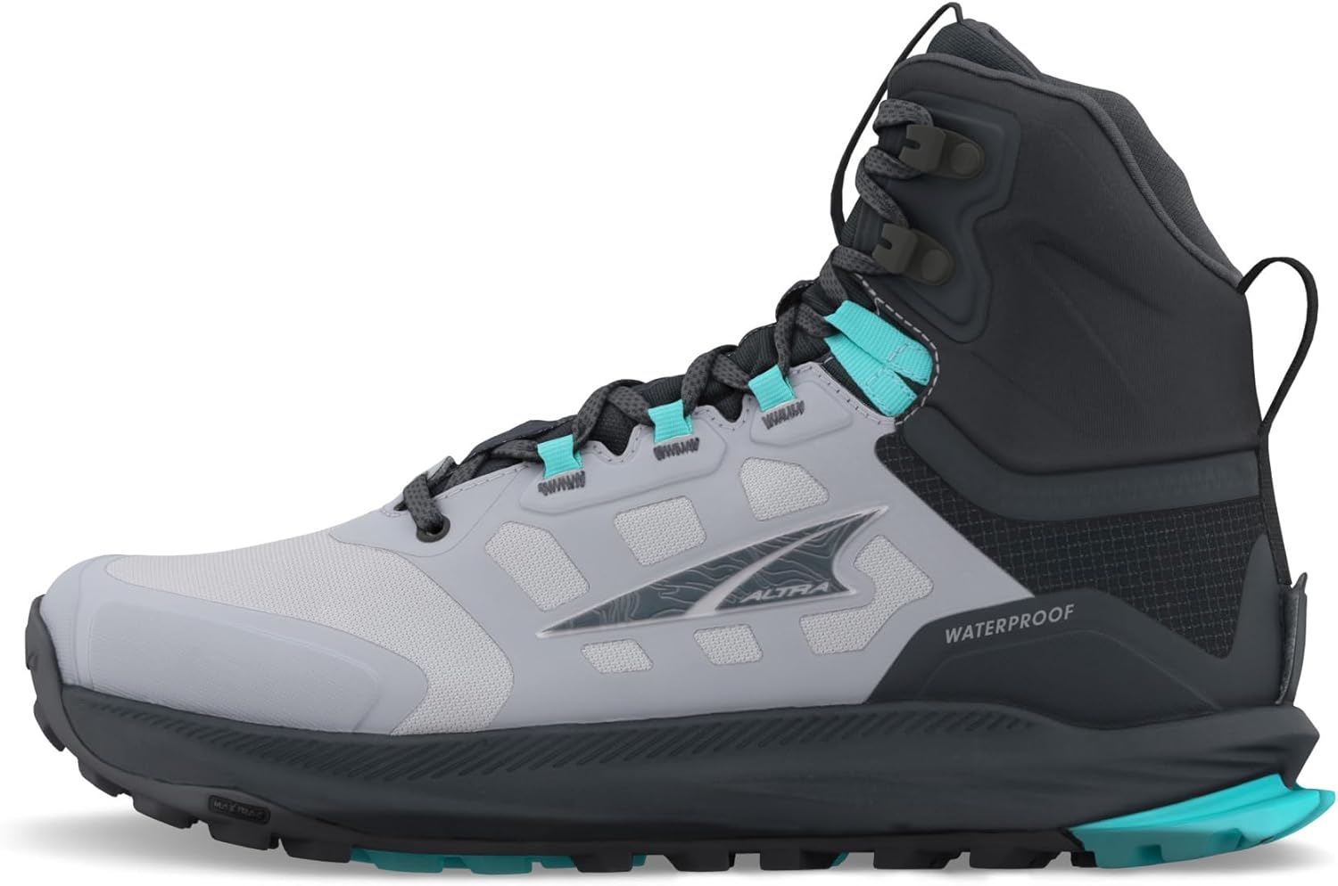 Women's Lone Peak 9 Waterproof Mid Hiking Shoe 8 Black/Gray