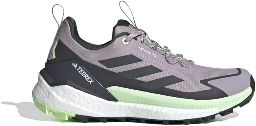 Womens Terrex Free Hiker 2 Low GTX Hiking Hiking Sneakers Shoes - Green 8 Preloved Fig/Carbon/Green Spark