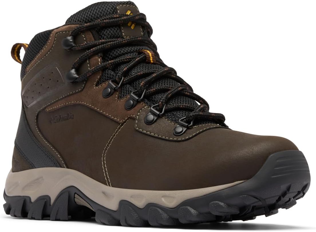 Men's Newton Ridge Plus II Suede WP Hiking Boot 10 Cordovan/Squash