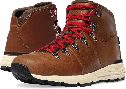 Mountain 600 Hiking Boots for Women - Waterproof, Durable Suede Upper, Breathable Lining, Triple-Density Footbed & Vibram Traction Outsole 5.5 Saddle Tan