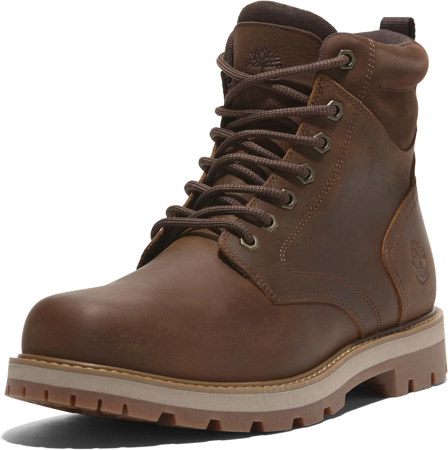 Britton Road Mid Lace-Up Waterproof Boot 10 Rust Full Grain