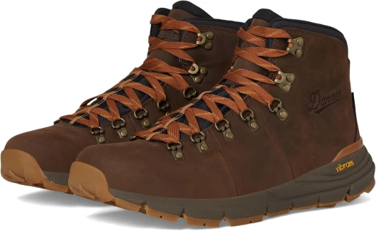 Mountain 600 Waterproof Hiking Boots for Men - Lightweight, Durable Upper with Breathable Lining, Shock-Absorbing Footbed & Traction Outsole 9 Loam Brown/Glazed Ginger - New
