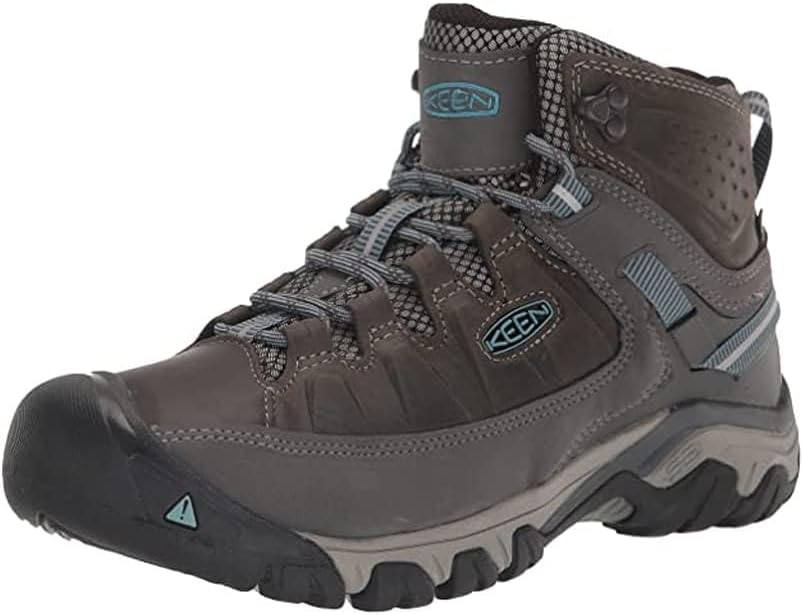 Women's Targhee 3 Mid Height Waterproof Hiking Boot Magnet/Atlantic Blue 8.5