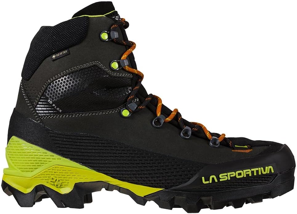 Mens Aequilibrium LT GTX Mountaineering/Alpine Trekking Boots 9 Carbon/Lime Punch