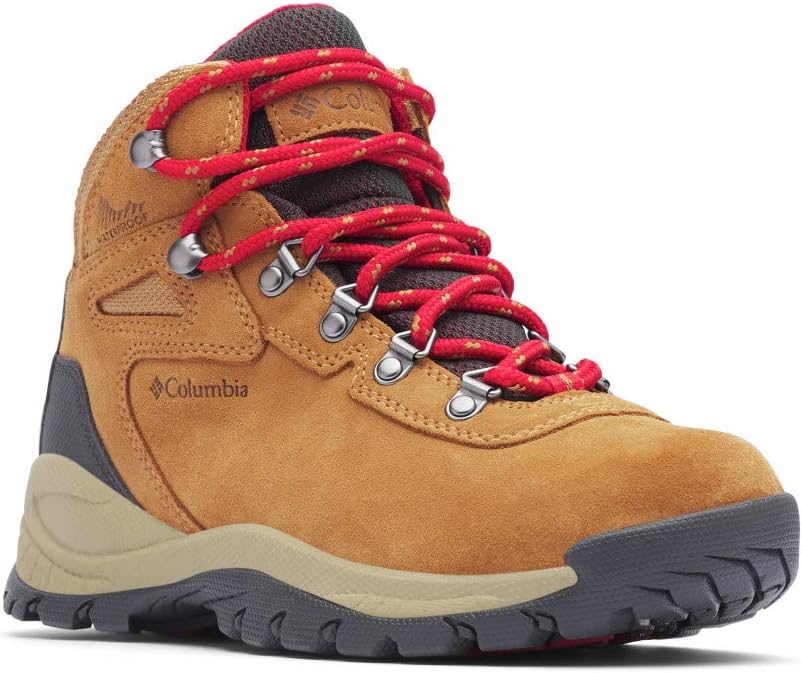 Women's Discontinued Newton Ridge Plus Waterproof Amped Hiking Boots 9.5 Elk/Mountain Red