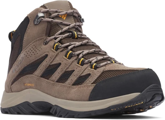 Columbia Men's Crestwood Mid Waterproof Hiking Boot 10 Cordovan/Squash
