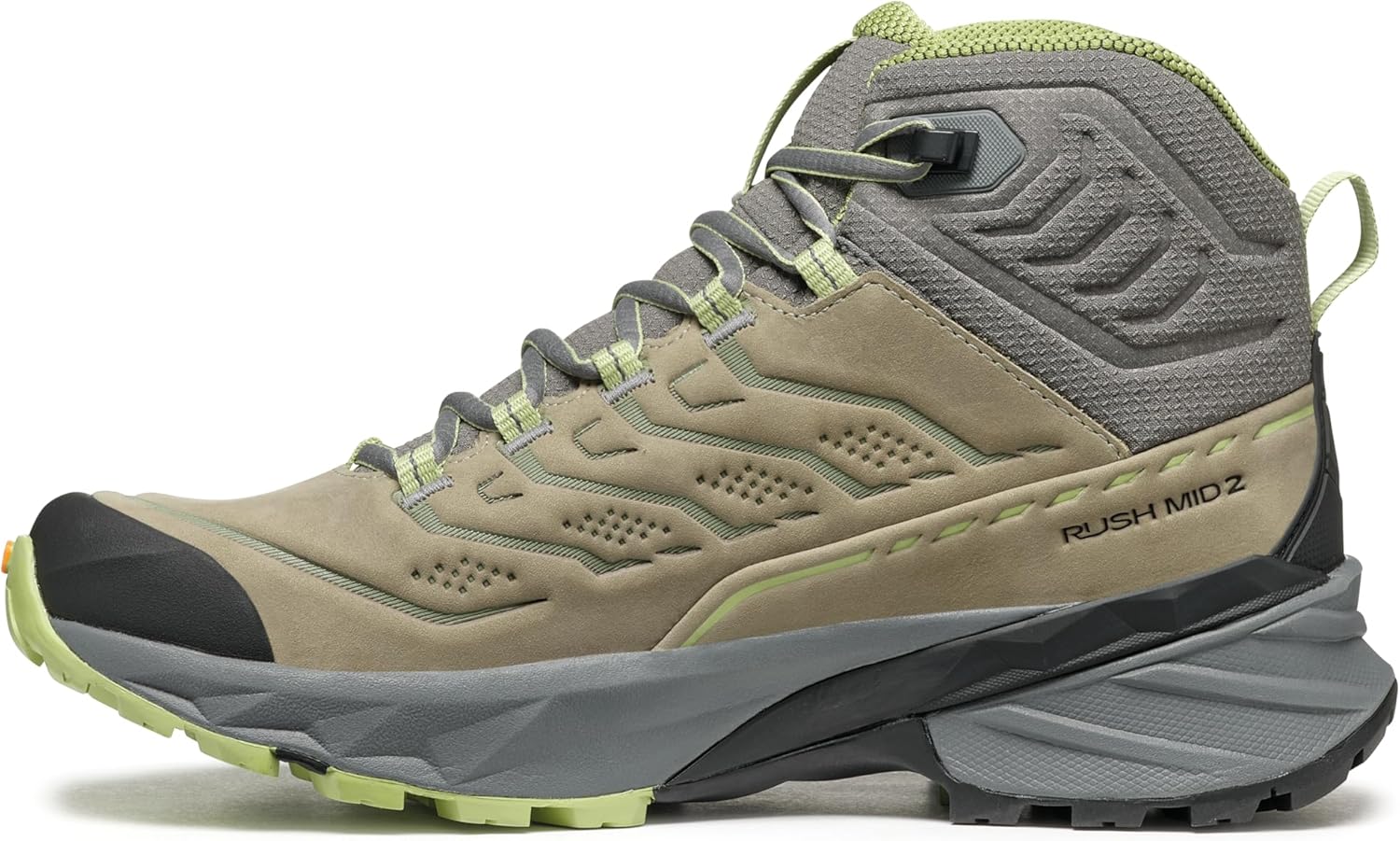 Women's Rush 2 Pro Mid GTX Waterproof Gore-Tex Lightweight Hiking Boots 6.5-7 Sage/Aloe