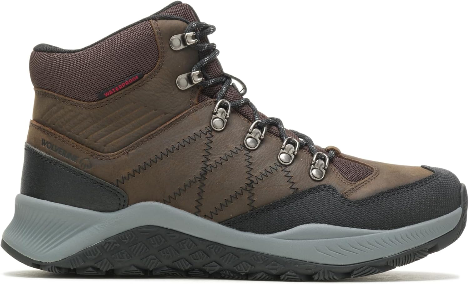 Men's Luton Waterproof Construction Boot Brown 10.5