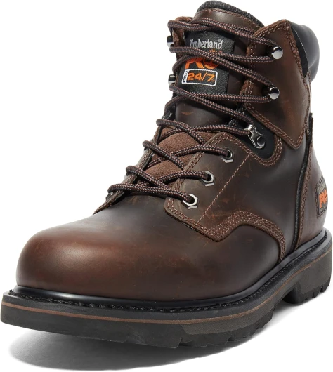 Men's Pit Boss 6 Inch Soft Toe Industrial Work Boot Brown-2024 New 11 Wide