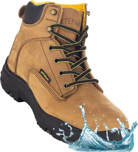 EVERBOOTS ULTRA DRY Men's Waterproof Hiking Work Boots, Lightweight Ultility Leather Shoes, Water Proof Tactical Military Outdoor Ankle Mens Boot for Construction, Roofing, Hunting, Winter Trails 11 Copper