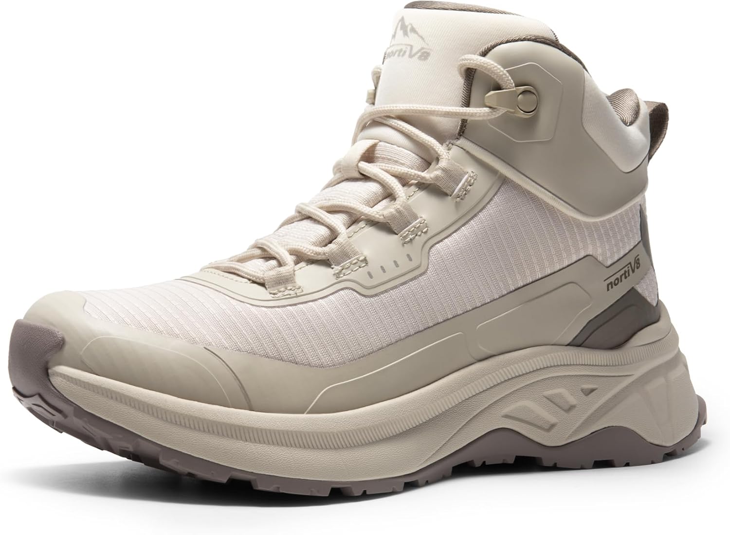 Women's Lightweight Hiking Boots Waterproof Trekking for Outdoor 8 Khaki