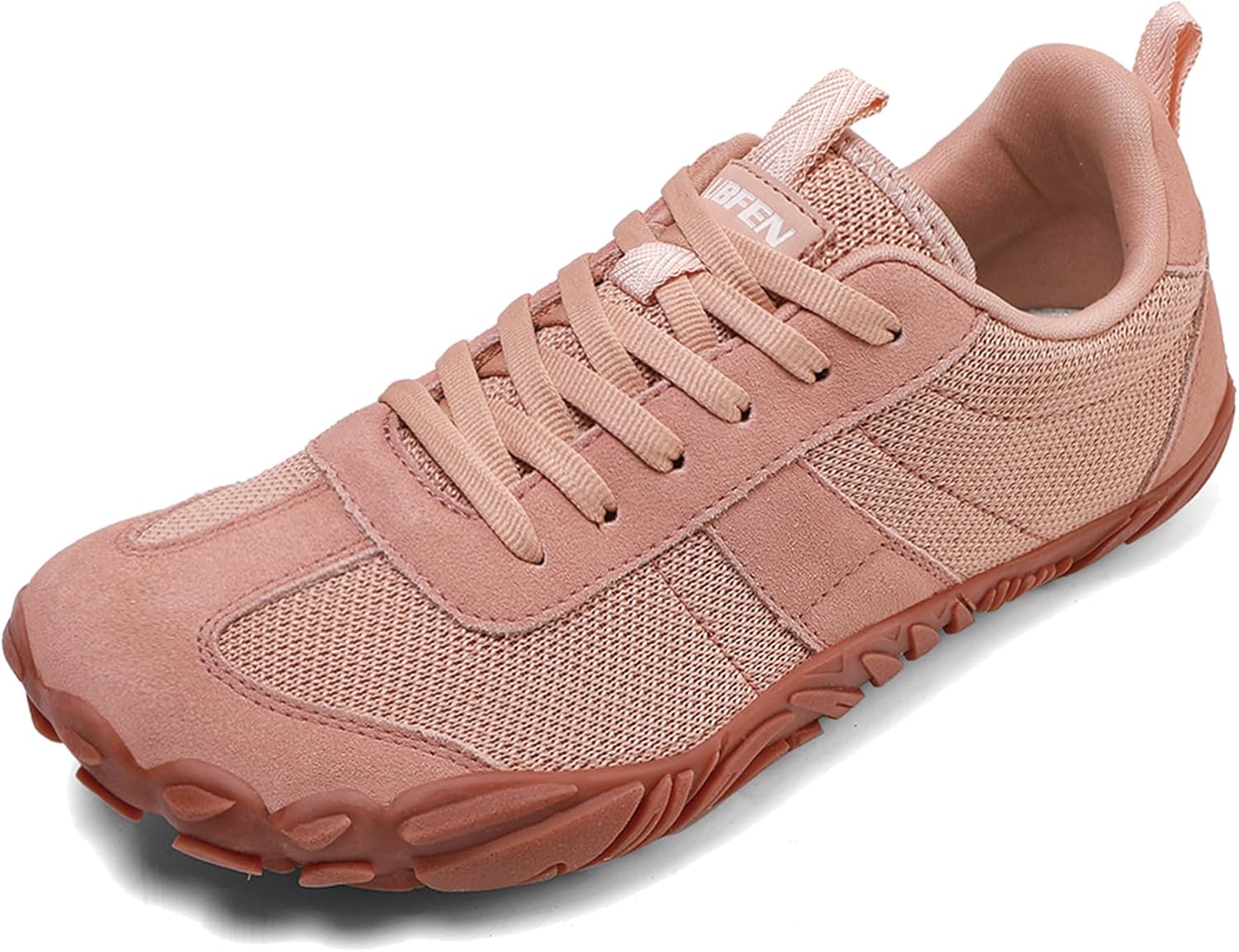 Sneakers Barefoot Shoes for Womens Mens Minimalist Trail Running Hiking Comfortable Walking 9 Women/7 Men Pink