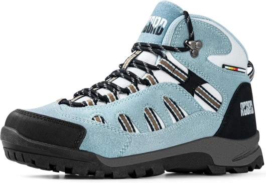 @ R CORD Womens Hiking Boots Waterproof Lightweight Hiking Boots Women Ankle Support Hiking Shoes Backpacking Boots Breathable Non-slip Hiking Boot for Outdoors Blue Line 7.5