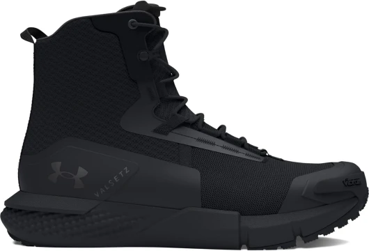 Men's Charged Valsetz Zip Military and Tactical Boot 10.5 (001) Black/Black/Jet Gray