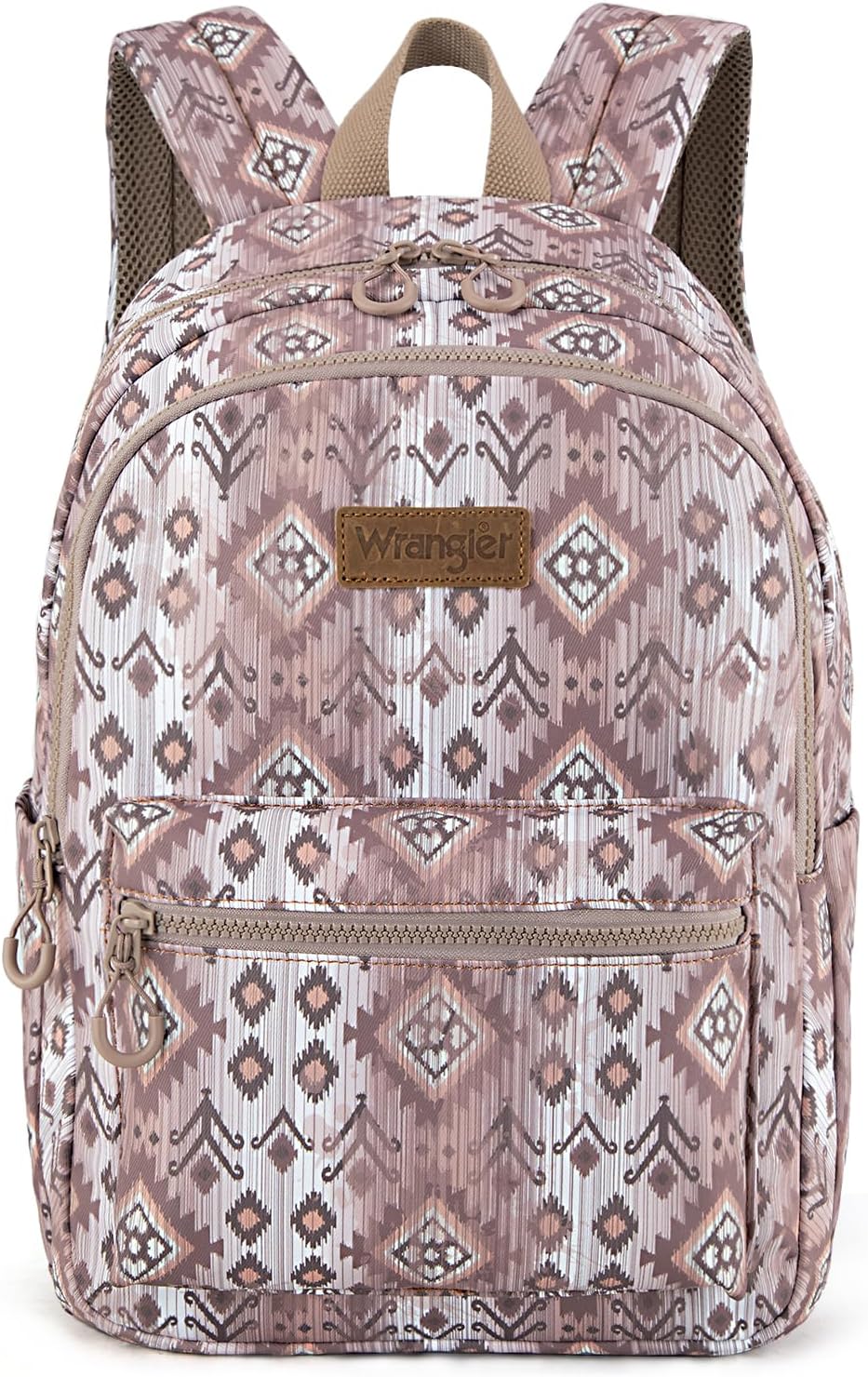 X Wrangler Aztec Backpack Mommy Daypack Western Travel Bag for Women Light Coffee