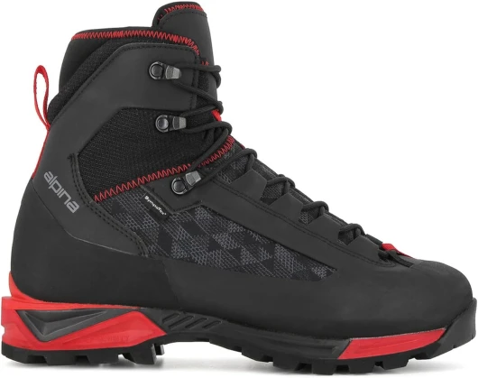CARABINER - Made in Europe - Men's - Women's Mountaineering Boots - Waterproof - Sympatex Brathable Membrane - Vibram - Textile & Synthetic or Leather Upper 8 Black