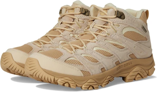 Men's Moab 3 Mid Waterproof Hiking Boot 7 Latte