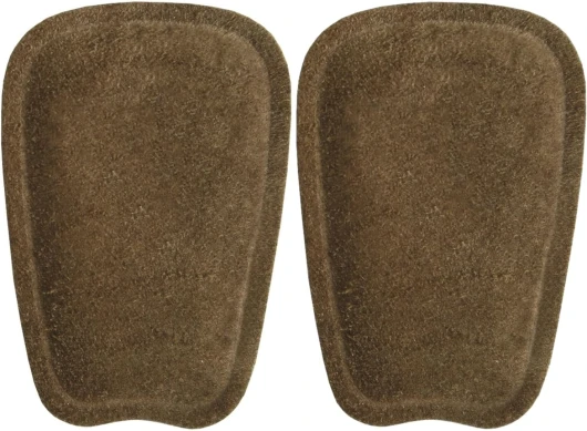 Supra - German Handmade Shoe Tongue Pads - Soft Suede Leather and Memory Foam Shoe Padding - Solves Loose Shoes Problem - 1 Pair, Large/X-Large Size Brown Large/X-Large (Pack of 2)
