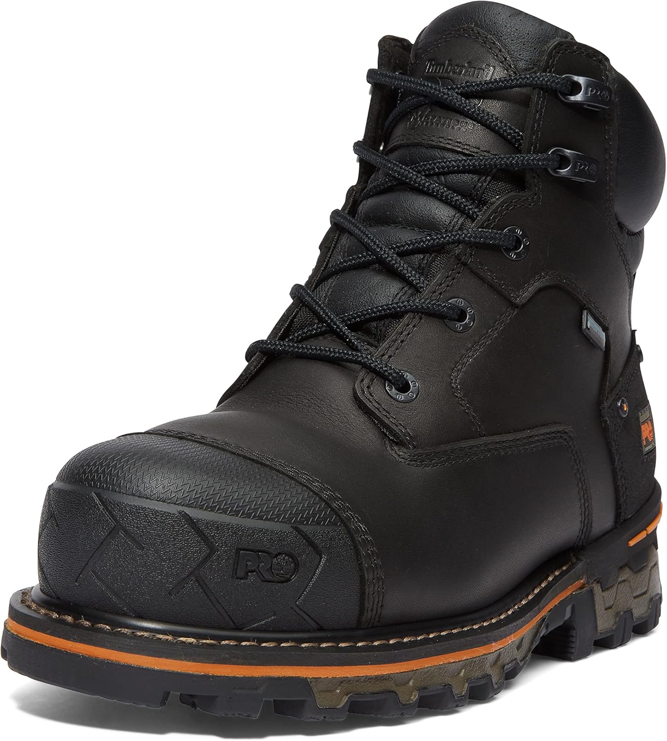 Men's 6 Inch Boondock Comp Toe WP Ins Industrial Work Boot 12 Black-2024 New