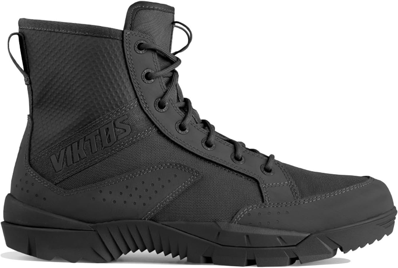 Men's Johnny Combat OPS Tactical Boots- Lightweight Water-Resistant Mid-Height Combat Boots with High-Volume Forefoot 11 Nightfjall