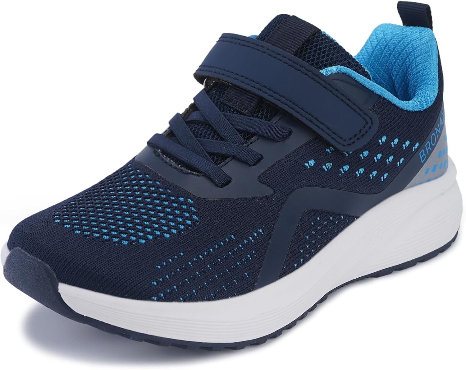 Little/Big Kids Wide Toe Box Tennis Shoes - Athletic Running Sneakers for Boys/Girls 2 Wide Little Kid Dark Blue