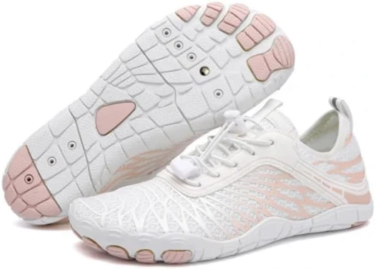 Grounding Barefoot Shoes with Copper Men and Women Flexible US Size White 6 Wide Women/5 Wide Men