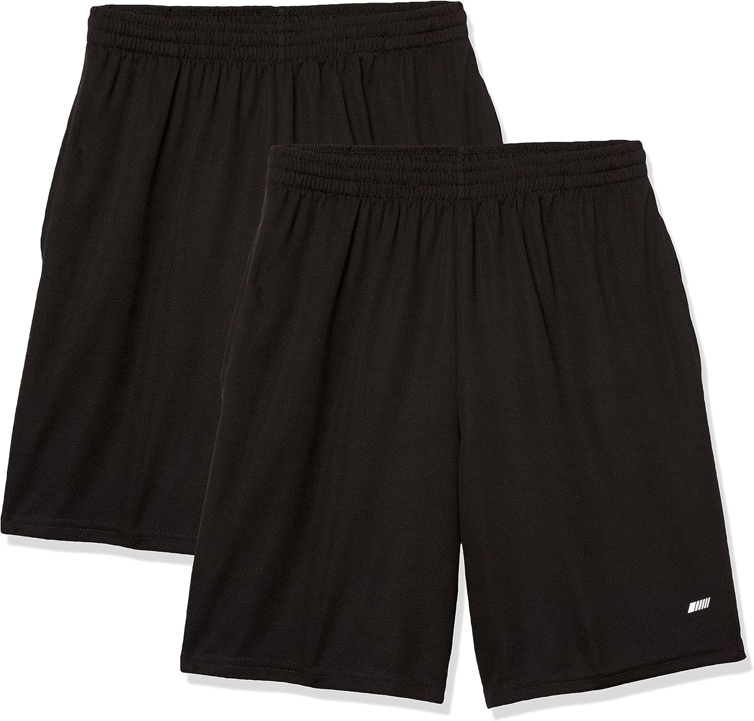 Men's Performance Tech Loose-Fit Shorts (Available in Big & Tall), Pack of 2 Medium Black