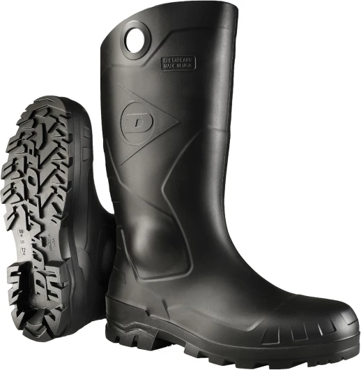 Protective Footwear, Chesapeake plain toe Black Amazon, 100% Waterproof PVC, Lightweight and Durable 5