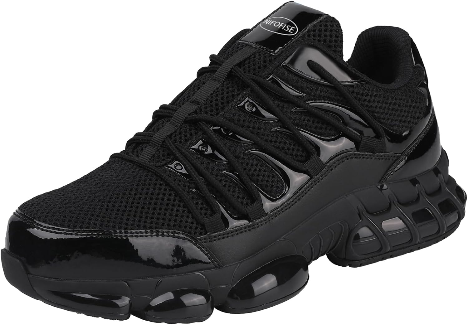 Steel Toe Work Shoes for Men Women Safety Composite Toe Sneakers Lightweight Comfortable Black Wide Utility Indestructible Industrial Construction Shoes Zapatos de seguridad para Hombres Mujer 8.5 Women/7 Men Black