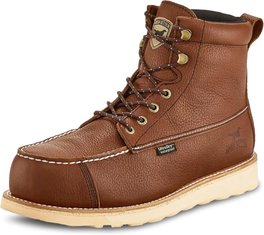 , Wingshooter ST, Men's, 6", Waterproof, Non-Metallic Safety Toe, Work Boot 10.5 Brown