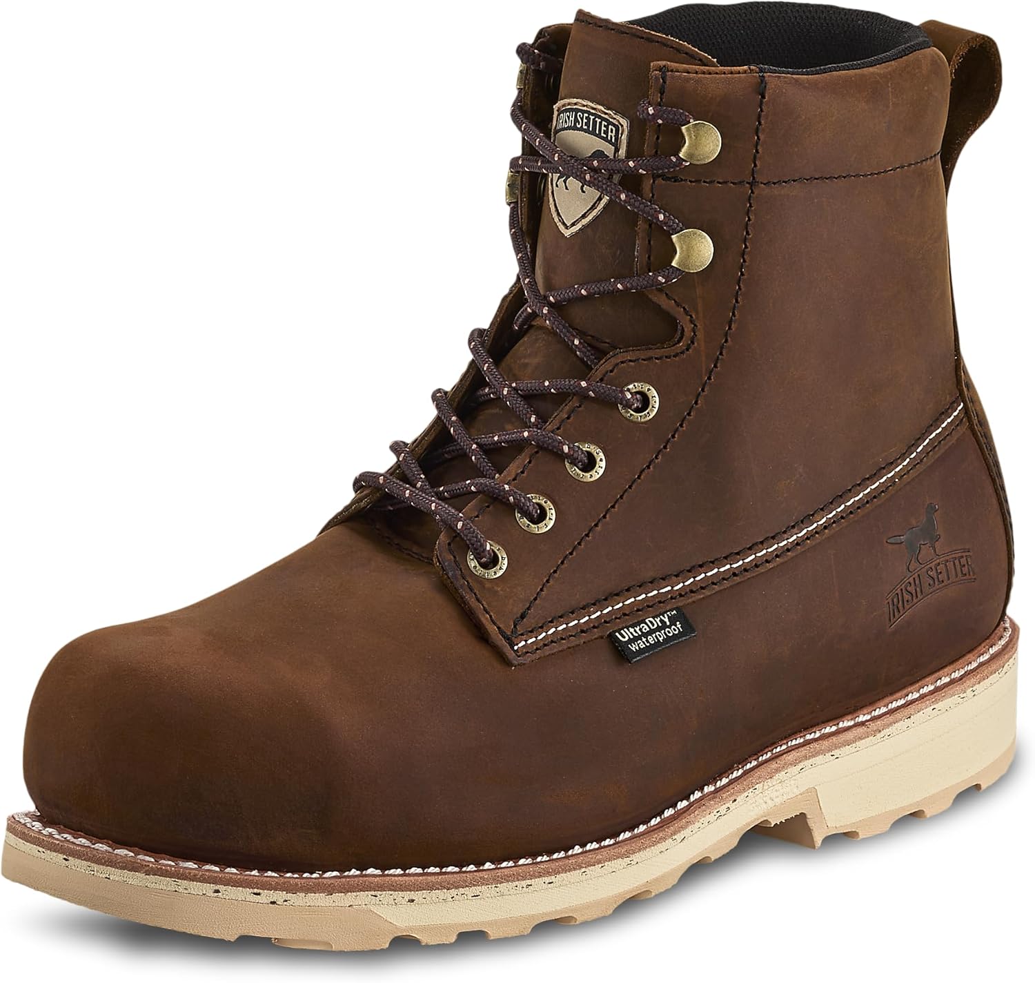 , Wingshooter ST, Men's, 6", Waterproof, Non-Metallic Safety Toe, Work Boot 15 Gaucho