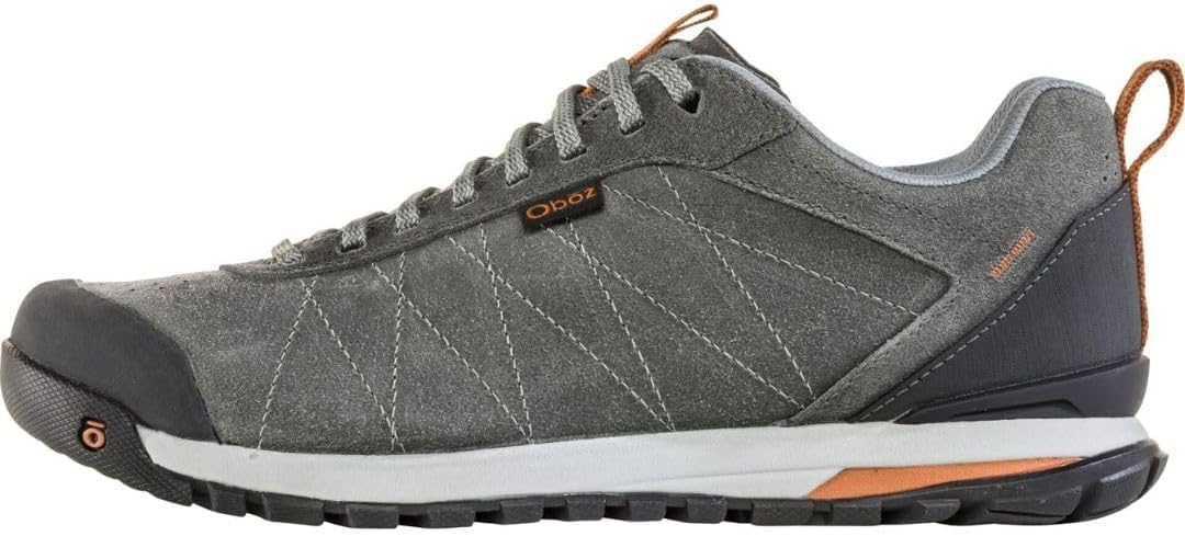 Men's Bozeman Low Leather Hiking Shoe 11 Charcoal