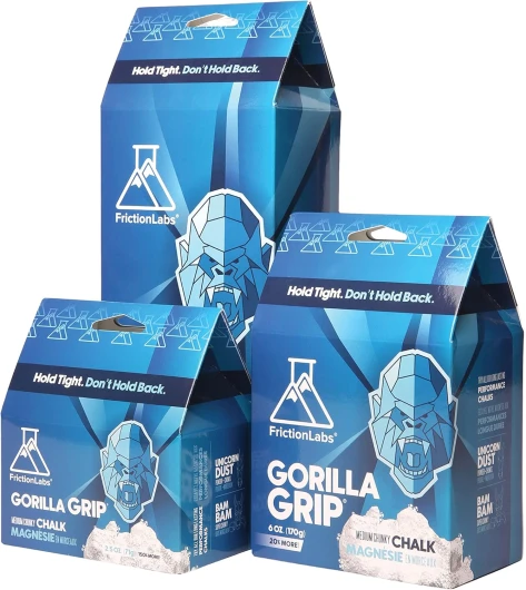 Premium Loose Climbing Chalk - High-Performance Hand Chalk with Superior Grip for Bouldering, Climbing, Weightlifting & More - Long Lasting & Skin Friendly Powdered Chalk 6 oz/170 g - Loose Chalk Chunky Texture - Gorilla Grip