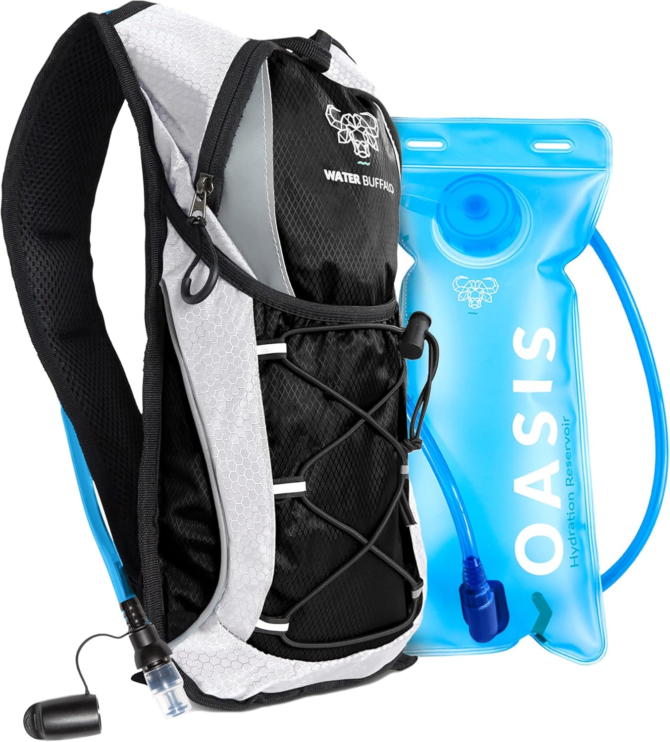Hydration Backpack - Lightweight Hydration Pack with 2L Water Bladder - Water Backpack for Hiking, Running, Biking, and Raves - Road Runner 12L Hydropack Backpack