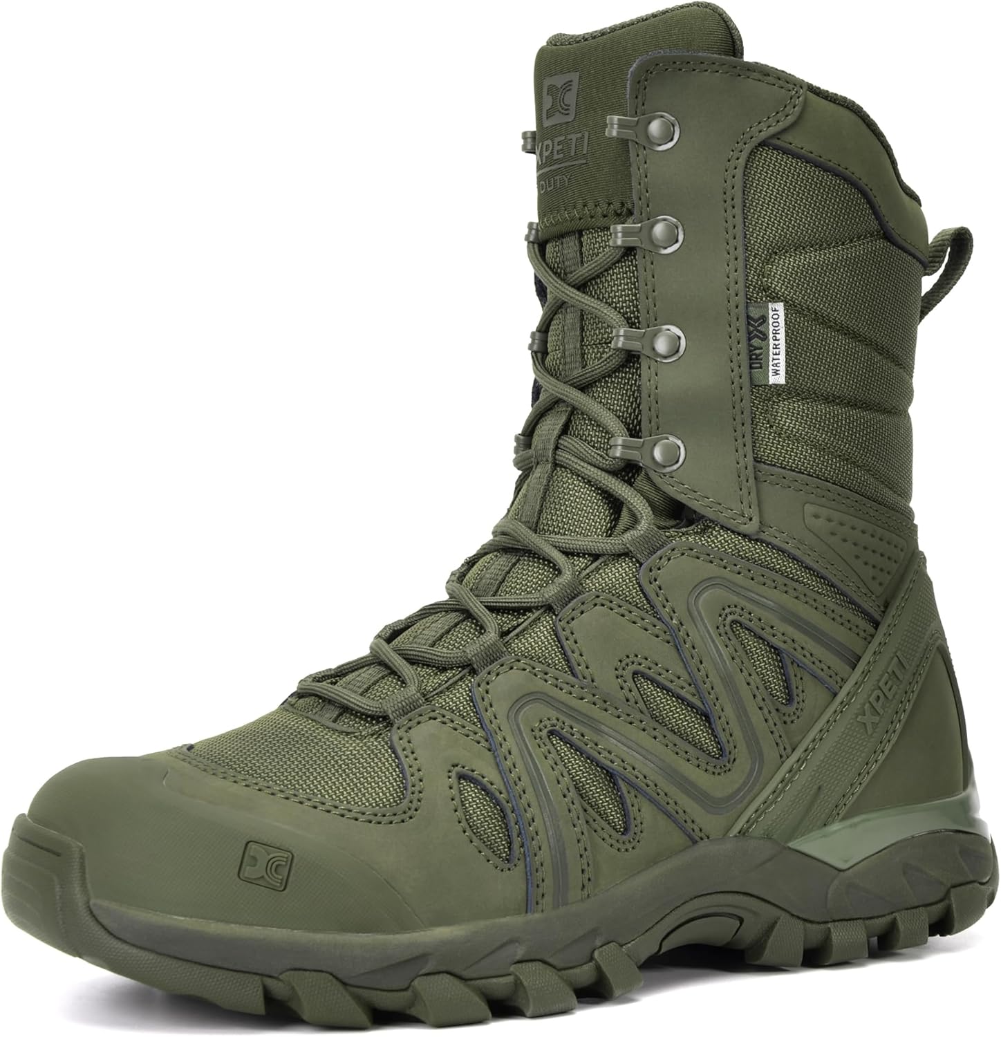 X-FORCE 8" Waterproof Tactical Boots 9 Green
