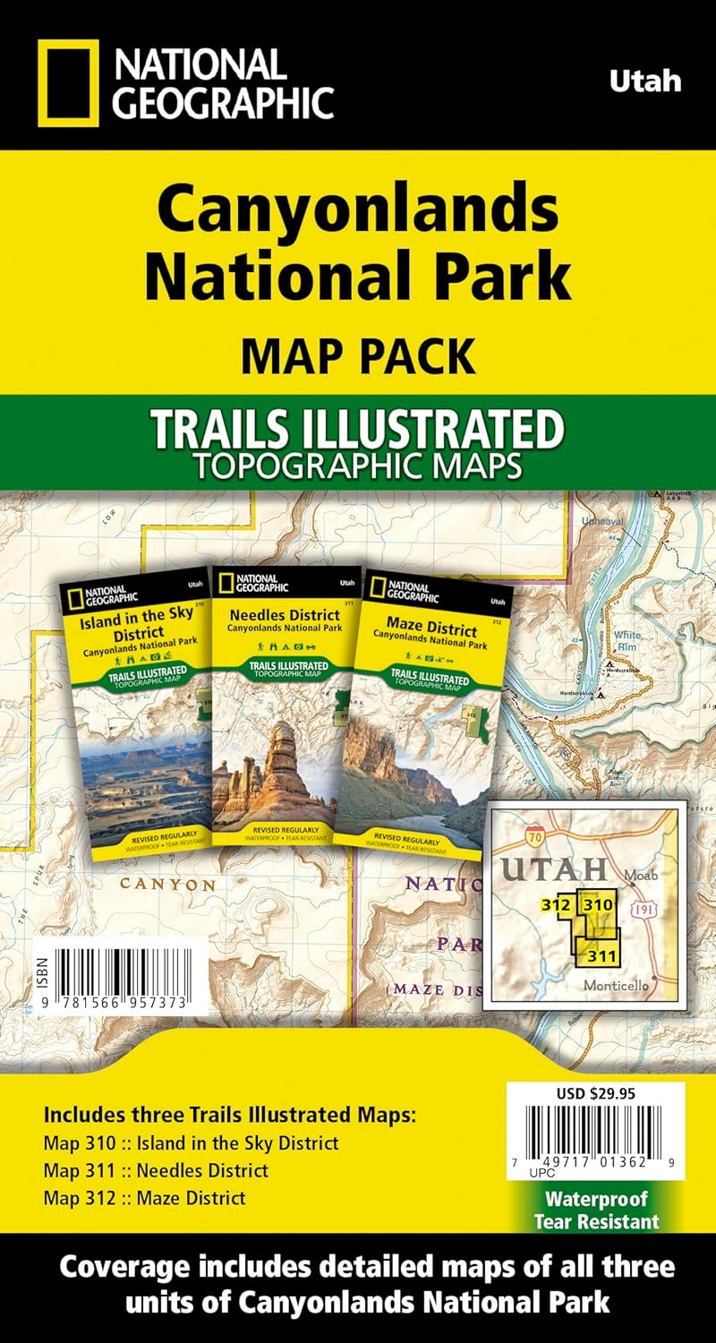 Canyonlands National Park [Map Pack Bundle] (National Geographic Trails Illustrated Map)