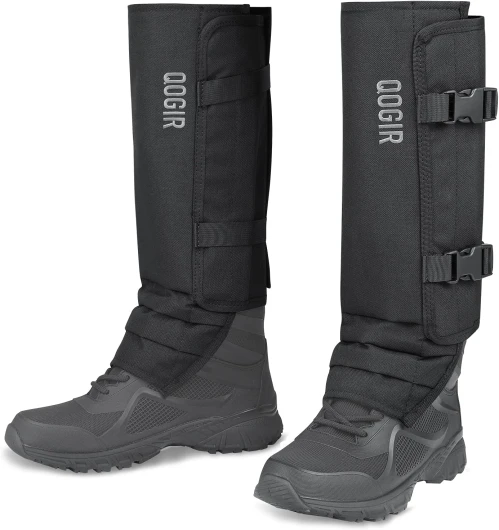 Snake Gaiters for Hunting: Durable Snake Guards, Snake Gaiter Leggings for Men & Women, Snake Bite Protection for Lower Legs, Snake Proof Gaiters with Adjustable Size