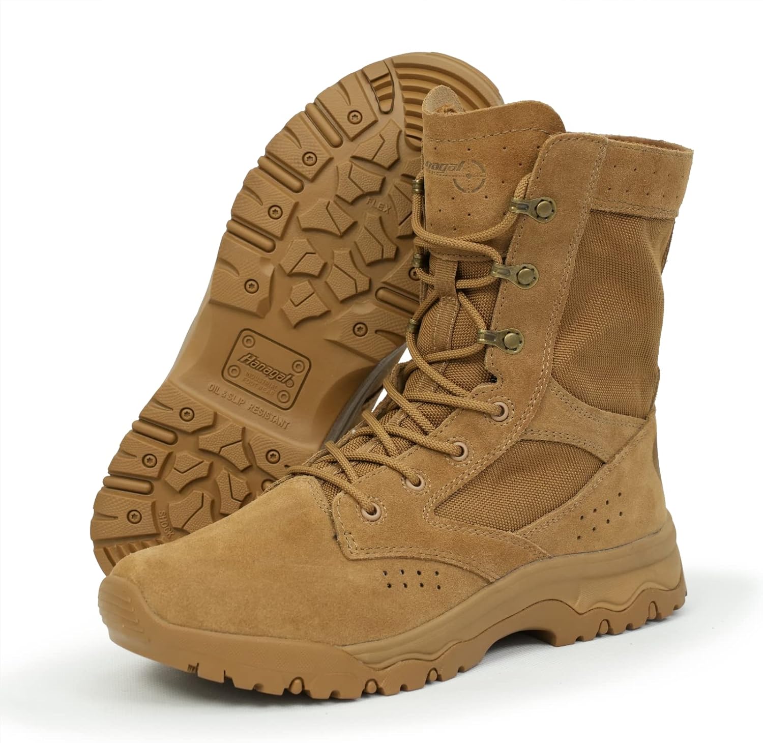 Men's Military Boots Lightweight Army Combat Tactical Military Boots For Men Hunting Jungle Hiking Work Boots 10 Coyote