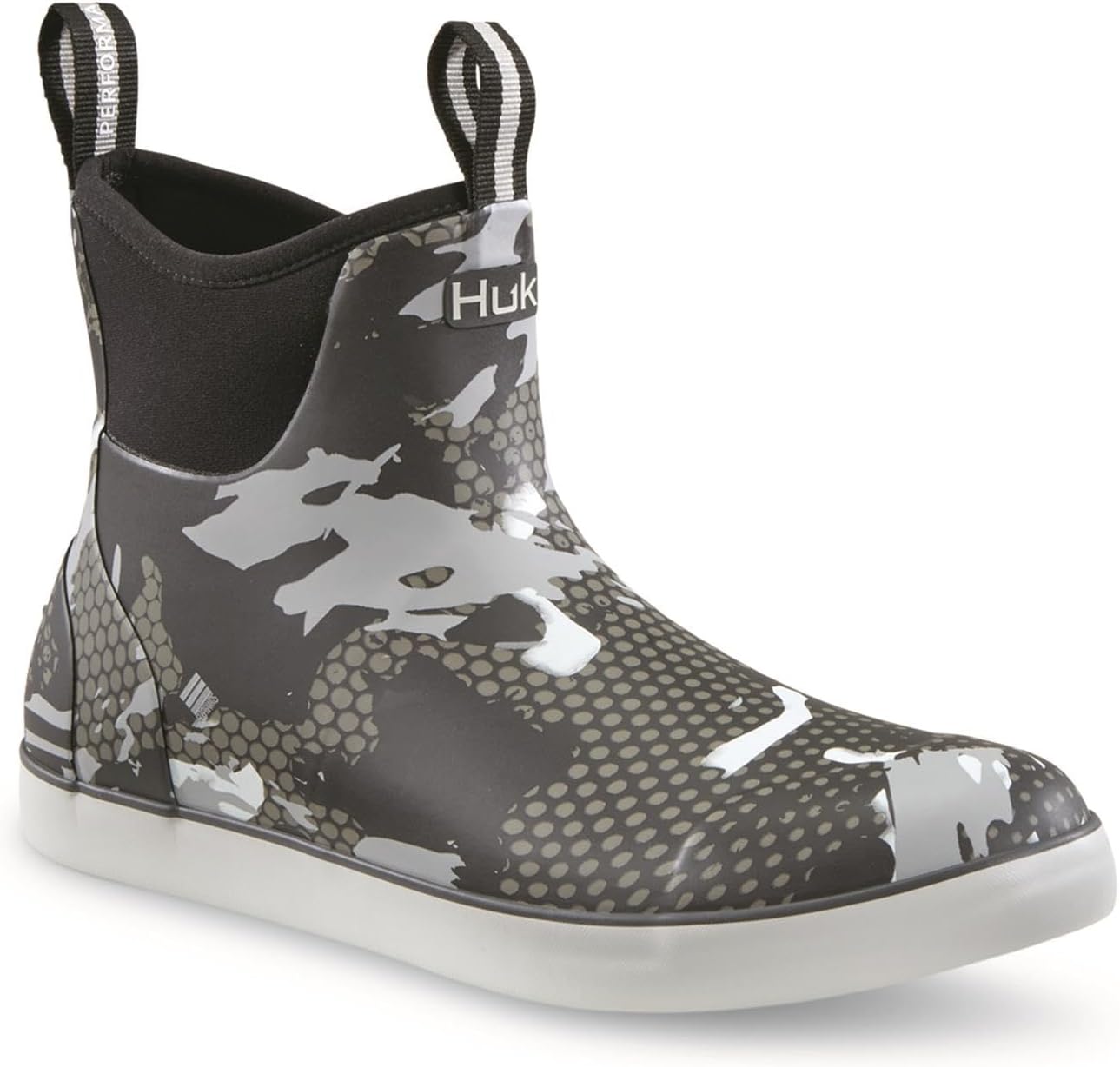 Men's Rogue Wave Shoe - High-Performance Fishing & Deck Boot Rain 7 Grazier Sand - Black